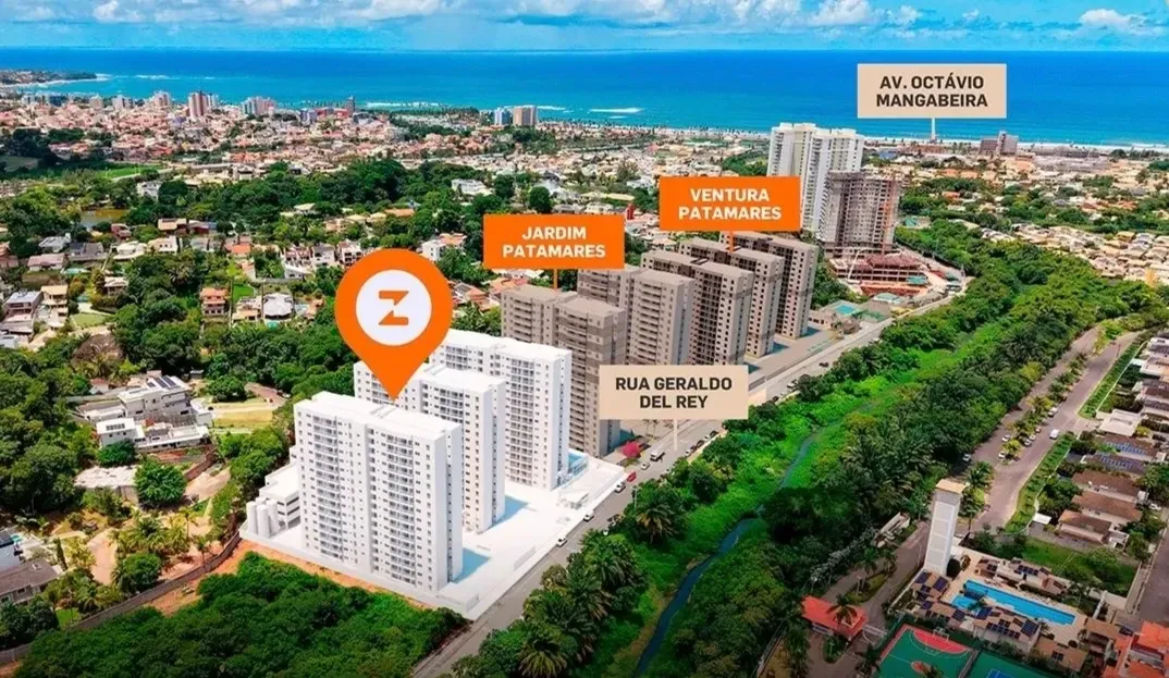 Imagem Apartamento com 2 Quartos à Venda, 55 metros em Piatã - Salvador