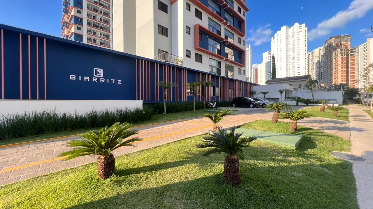 Imagem Apartamento Novo de 67 m² com Suíte, Sacada Gourmet, 2 Vagas e Depósito no Biarritz Campolim