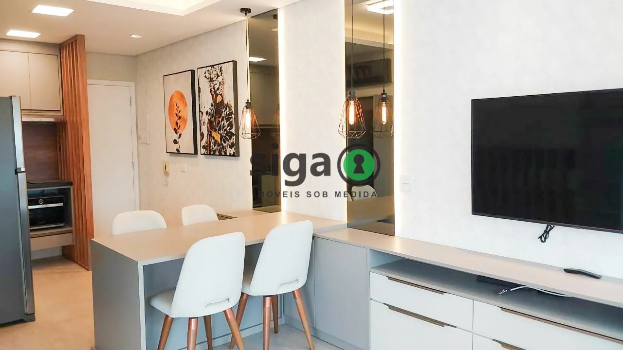 Foto do imóvel Apartamento com 1 suíte, 43m², à venda por R$ 840.000 - Brooklin - São Paulo/SP
