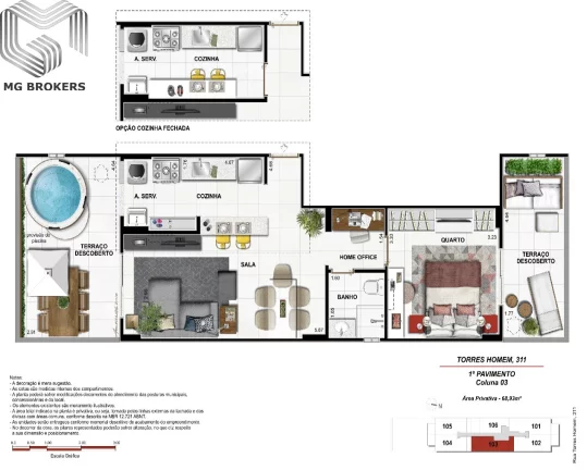 Imagem Apartamento à venda em Vila Isabel, convencional ou garden, com vaga e lazer.