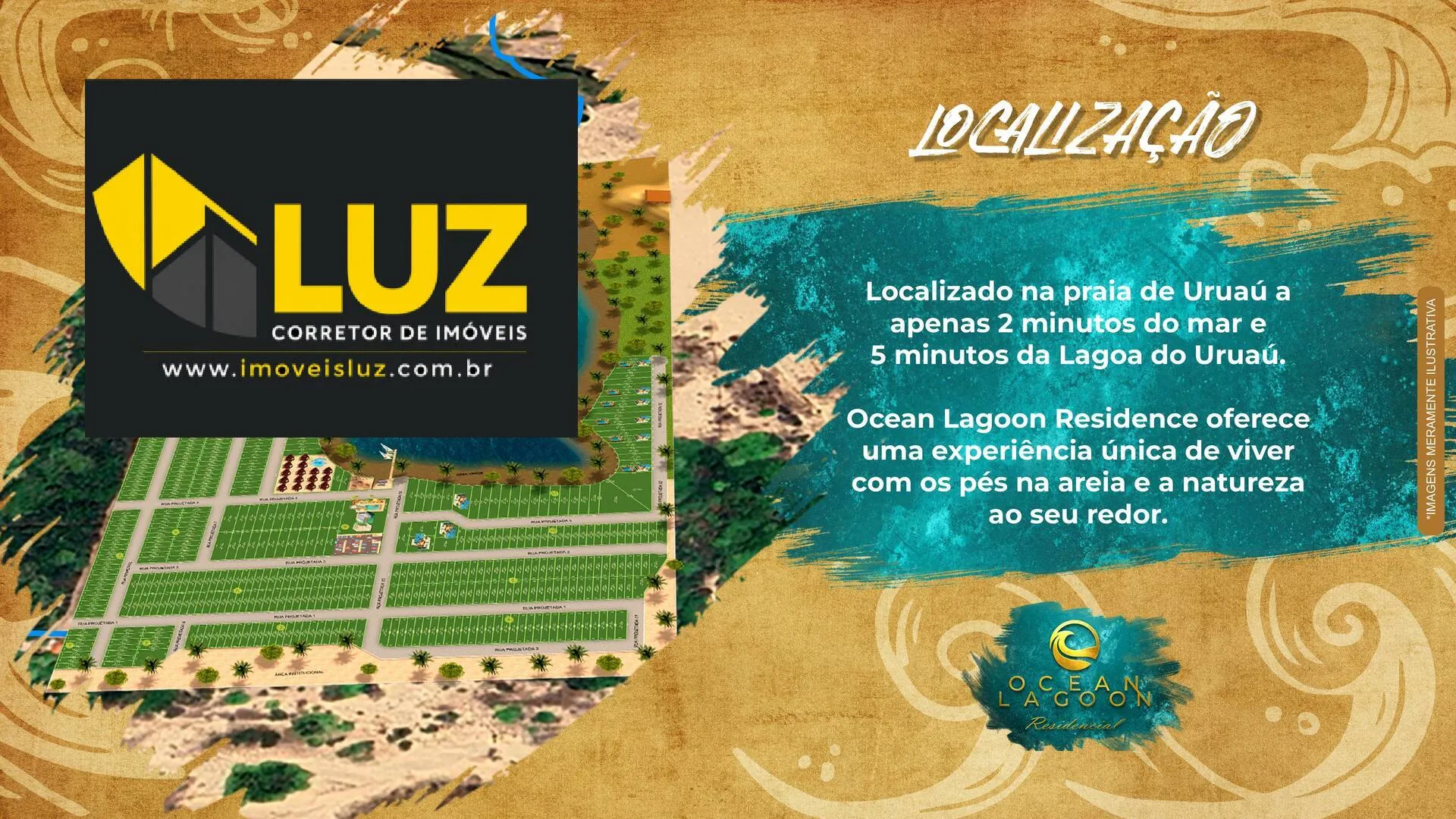 Imagem O Melhor Loteamento na Praia de Uruaú - CONDOMÍNIO OCEAN LAGOON RESIDENCE
