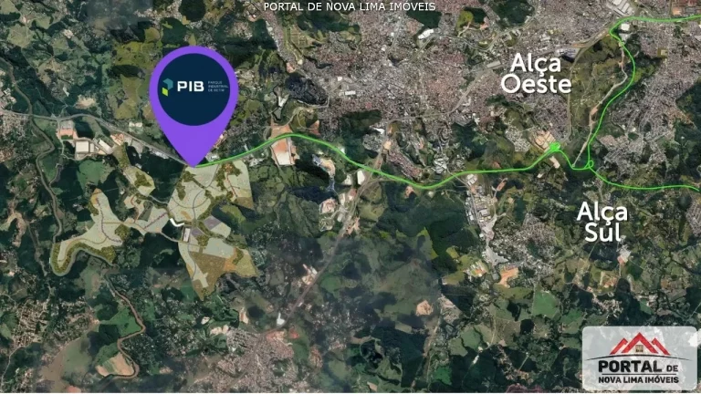 Imagem Area Industriais de 5.000 a 30.000 m² a Venda no Parque Industrial de Betim - PIB Investimento em logística e indústria em Minas Gerais
