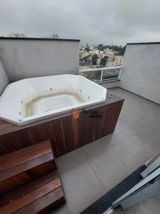 Imagem Cobertura com 3 dormitórios à venda, 124 m² por R$ 799.000 - Vila Scarpelli - Santo André/SP