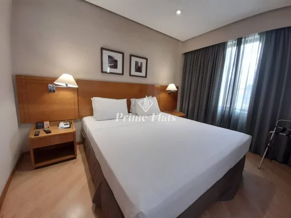 Imagem Flat disponível para venda no Transamérica Excutive Paulista, com 33m², 1 dormitório e 1 vaga de garagem