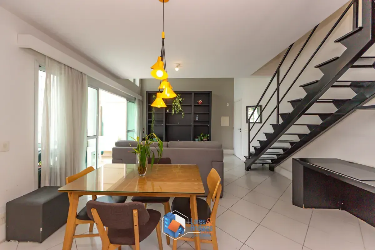 Imagem Duplex para venda e locação em Vila Nova Conceição com 1 quarto, sendo 1 suíte, 74m²