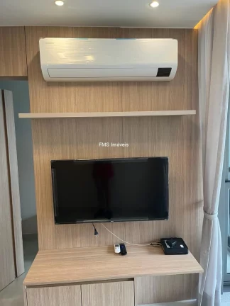 Imagem Apartamento à venda ou locação no Paraíso, com 1 quarto, 1 vaga.