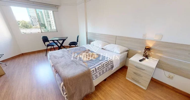 Foto do imóvel Flat disponível para venda no Intercity Ibirapuera, com 26m², 1 dormitório e 1 vaga em Avenida Ibirapuera