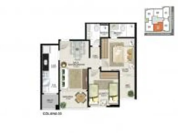 Imagem Apartamento com 2 Quartos à Venda, 68 m² em Praia da Costa - Vila Velha