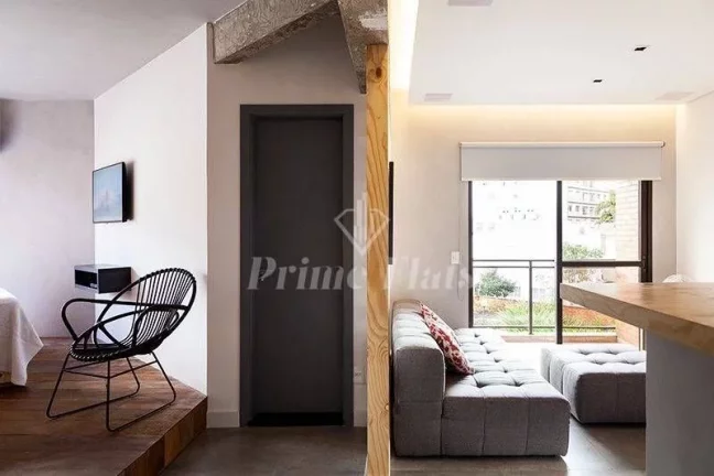 Imagem Flat disponível para venda no Contemporâneo Home e Service, com 42m², 1 dormitório e 1 vaga