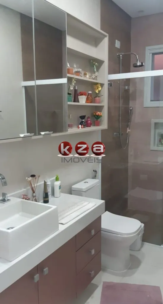 Imagem Casa moderna térrea com 3 suítes, espaço gourmet e piscina em condomínio de Valinhos-SP - Residencial Santa Maria.