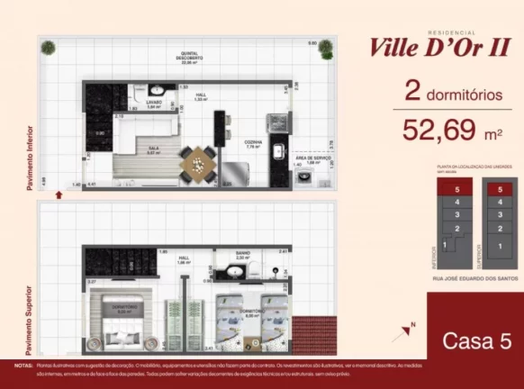 Imagem CASA COM 52.69 m² - VILA SÔNIA - PRAIA GRANDE SP