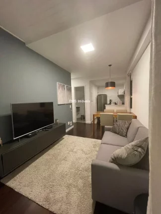 Imagem Apartamento para locação no Itaim Bibi, com 1 suíte, 2 banheiros, 1 vaga