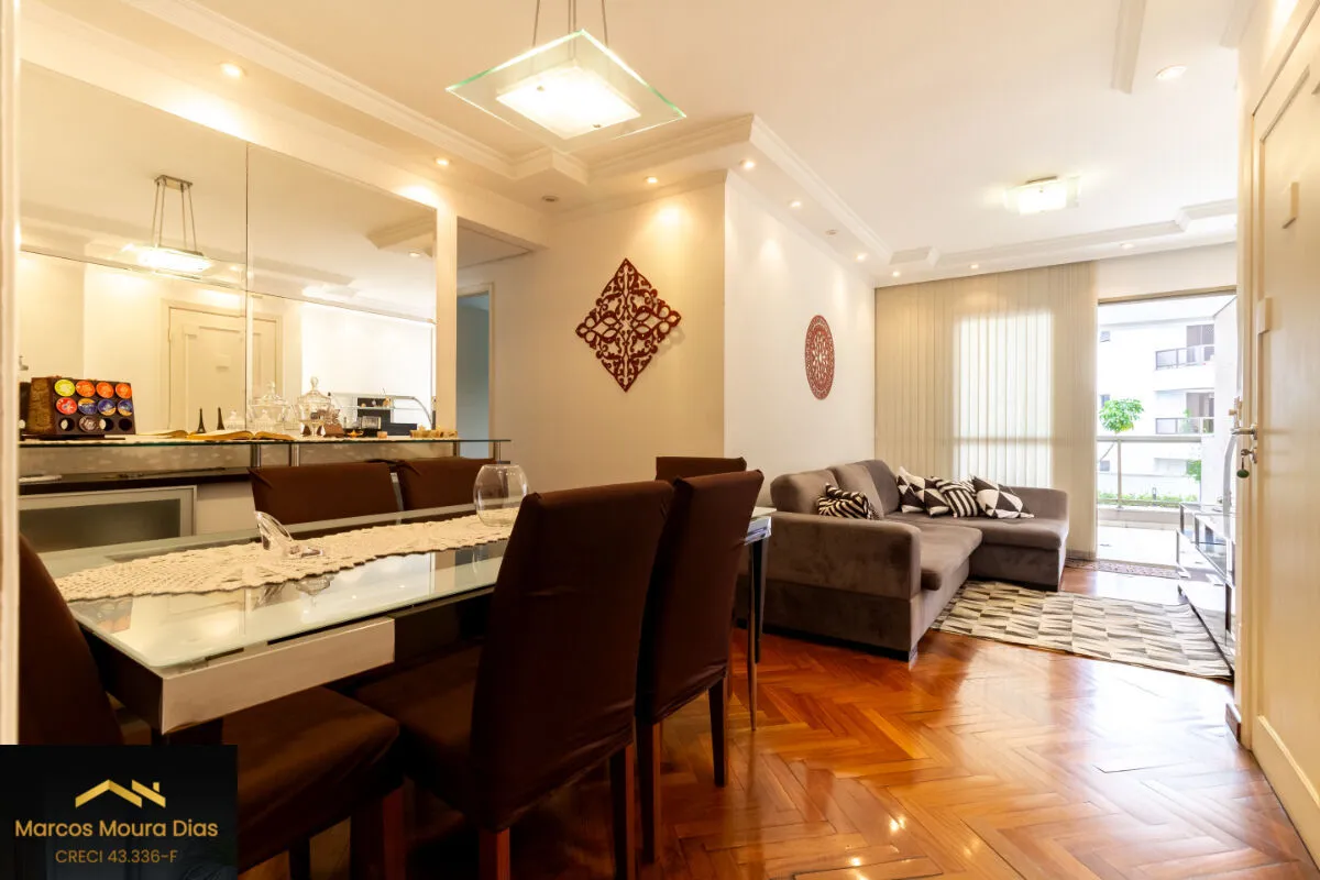 Foto do imóvel Apartamento com 75 m², 3 Dorm ( 1 suíte), Varanda, 1 Vaga , Edifício com Portaria 24 hs, Academia, Piscina e Churrasqueira