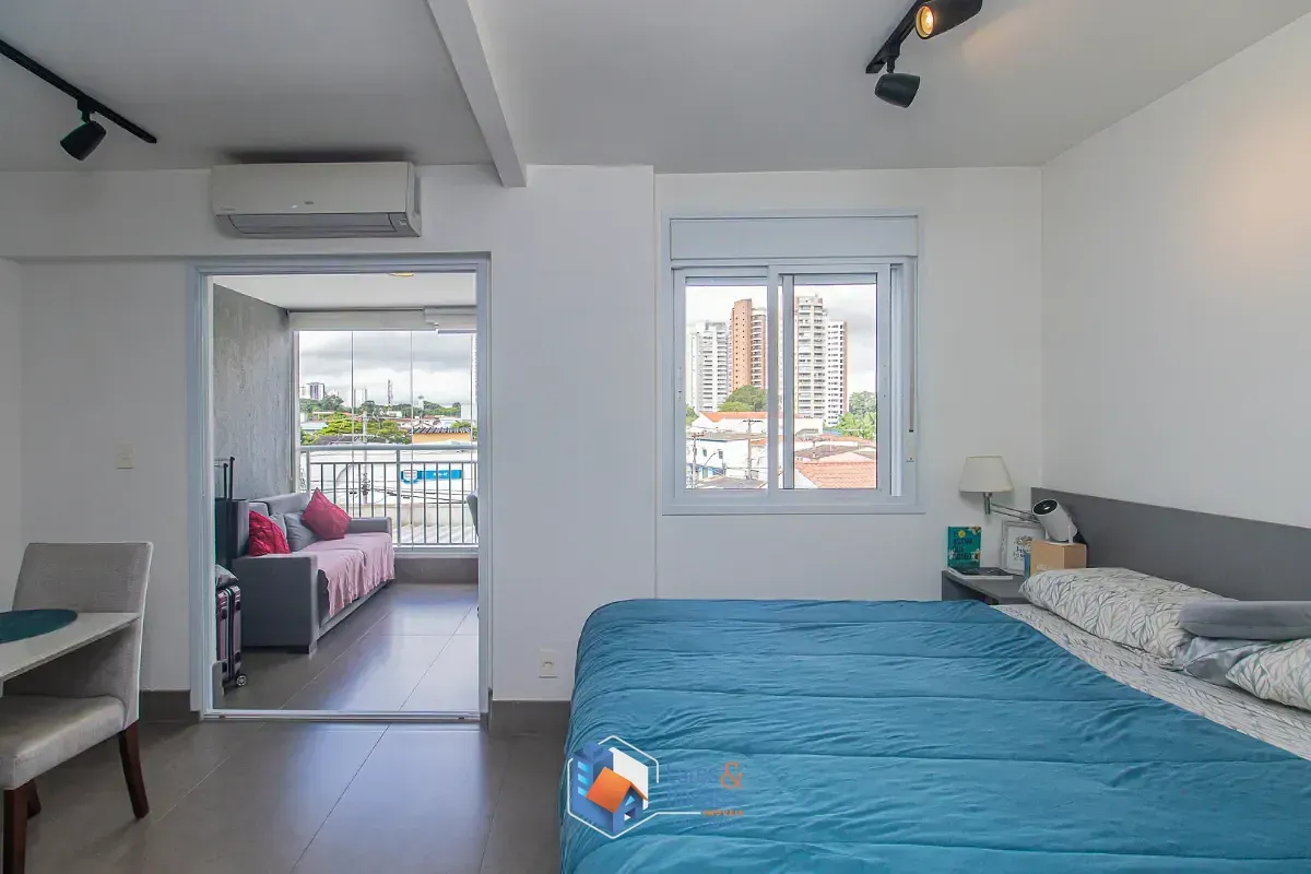 Imagem Apartamento para venda em Chácara Santo Antônio (Zona Sul) com 1 quarto, sendo 1 suíte, 32m²