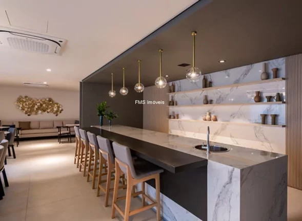 Imagem Apartamento de Luxo no Brooklin Paulista: 3 Quartos, 2 Suítes, 3 Salas e 2 Vagas de Garagem - São Paulo-SP - 110m²