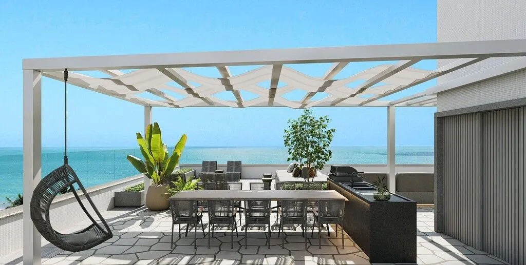 Imagem Flat beira-mar em Intermares com vista para o mar, rooftop e alta rentabilidade. Ideal para morar ou investir em Airbnb.