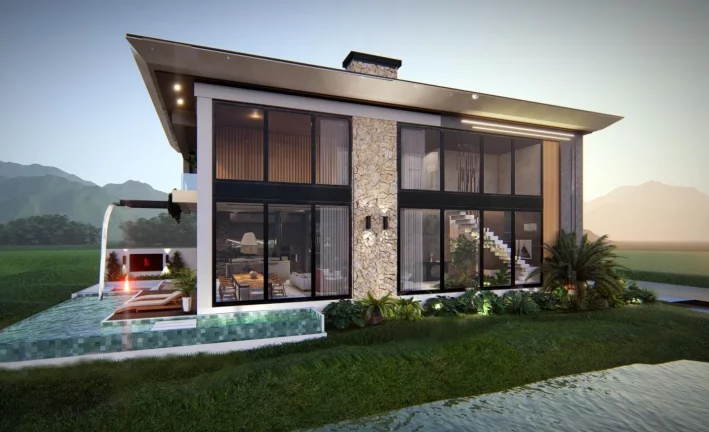 Imagem Casa Alto Padrão para Venda em Palhoça / SC no bairro Pedra Branca