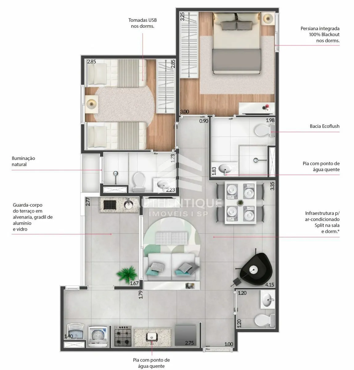 Imagem MONDO RESIDENCIAL BAETA NEVES SAO BERNARDO DO CAMPO - Apartamento no bairro Baeta Neves São Bernardo do Campo à venda!