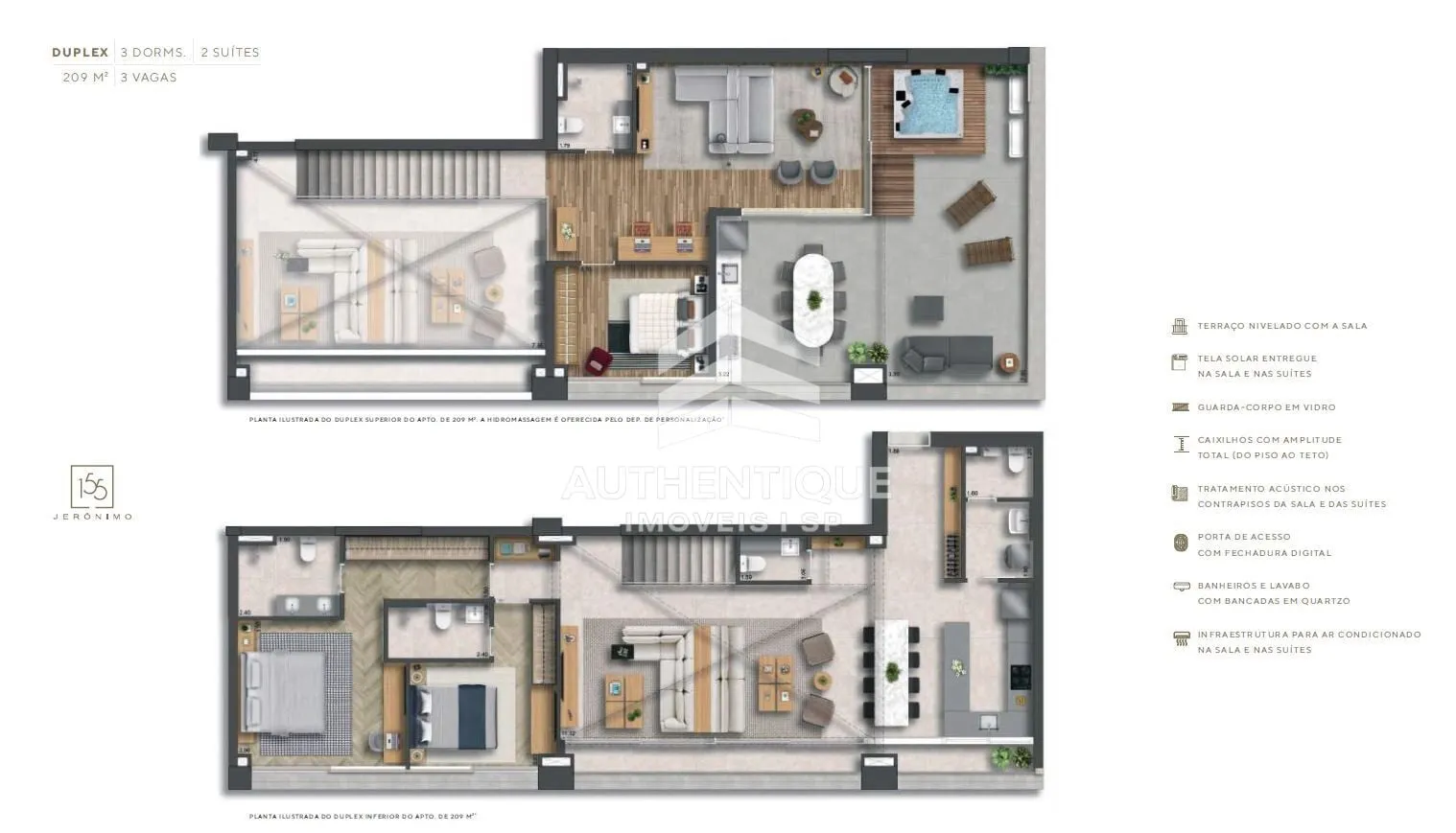 Imagem 155 JERONIMO ITAIM BIBI - Apartamento à venda no bairro Itaim Bibi - São Paulo/SP, Zona Sul