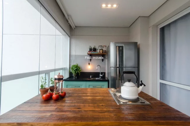 Imagem Apartamento para locação no Brooklin Paulista, com 1 suíte, 1 banheiros, 1 vaga, 35m²