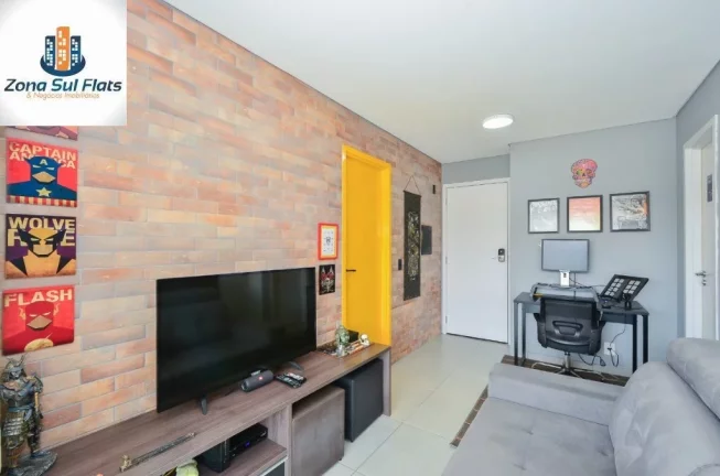 Imagem Apartamento à Venda No Campo Belo Com 1 Suíte e 1 Vaga