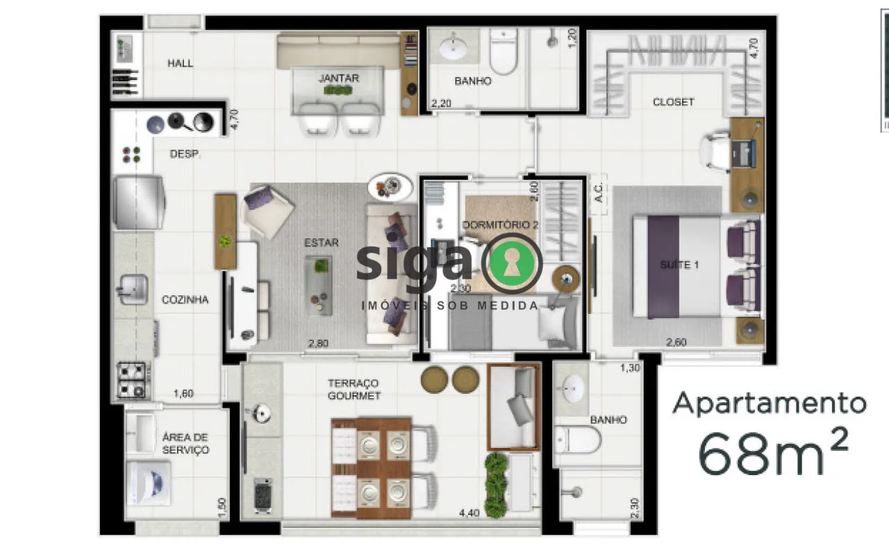 Imagem APARTAMENTO GARDEN A VENDA NO RG OSCAR MONTEIRO DE BARROS ! 2 QUARTOS, 2 VAGAS! FAÇA PROPOSTA!