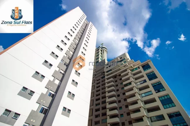Imagem Apartamento Para Alugar no Brooklin Com 1 Suíte e 2 Vagas - Varanda Gourmet