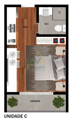 Imagem Apartamento Studio à venda no Boa Vista Curitiba PR