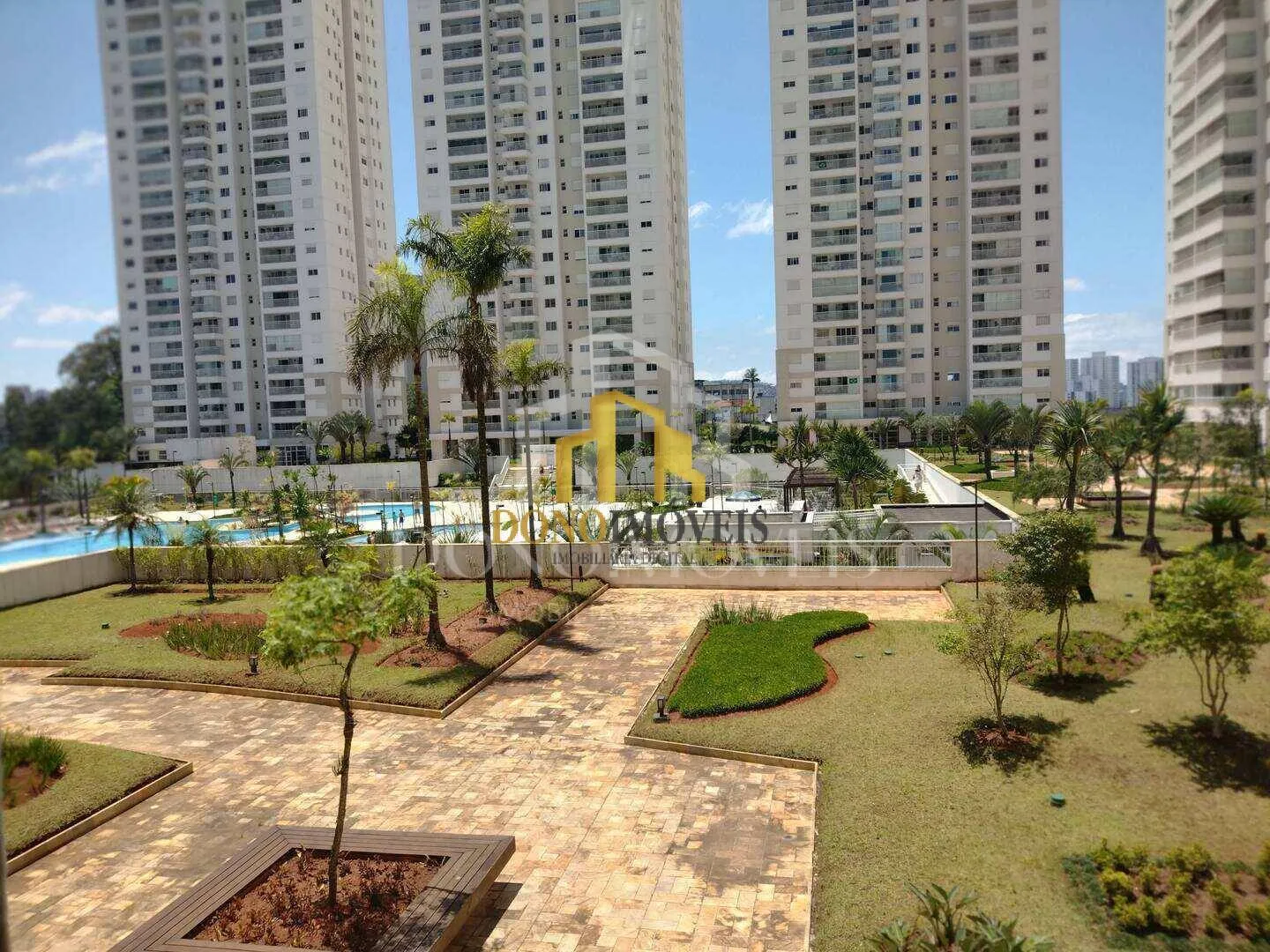 Imagem Apto 107m vista piscina andar baixo Cond Ânima Clube Vila Lusitânia SBC