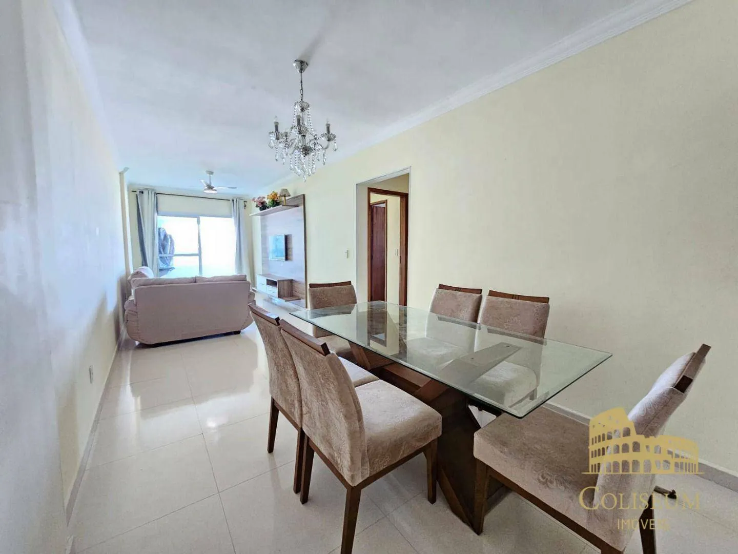 Imagem Apartamento com 2 dormitórios para alugar, 100 m² por R$ 4.500,00/mês - Balneário Flórida - Praia Grande/SP