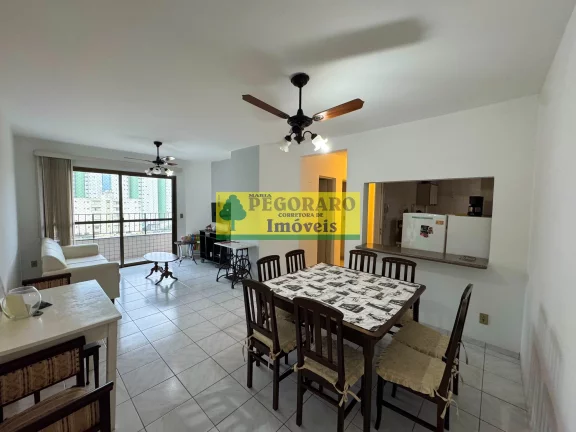 Imagem Apartamento de 2 quartos na Prainha, Caraguatatuba-SP 1 suíte, 2 salas, 2 banheiros, 1 vaga de garagem e vista para o mar