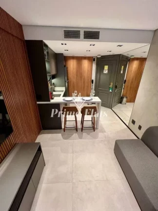 Imagem Flat disponível para locação no The World na Vila Olímpia, com 30m², 1 dormitório e 1 vaga
