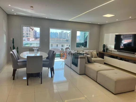 Foto do imóvel Apartamento com 4 dormitórios à venda, 156 m² por R$ 1.200.000 - Canto do Forte - Praia Grande/SP