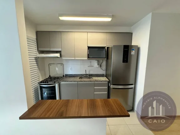 Imagem Apartamento mobiliado com 2 dormitórios para alugar, 73m² - Alphaville/SP