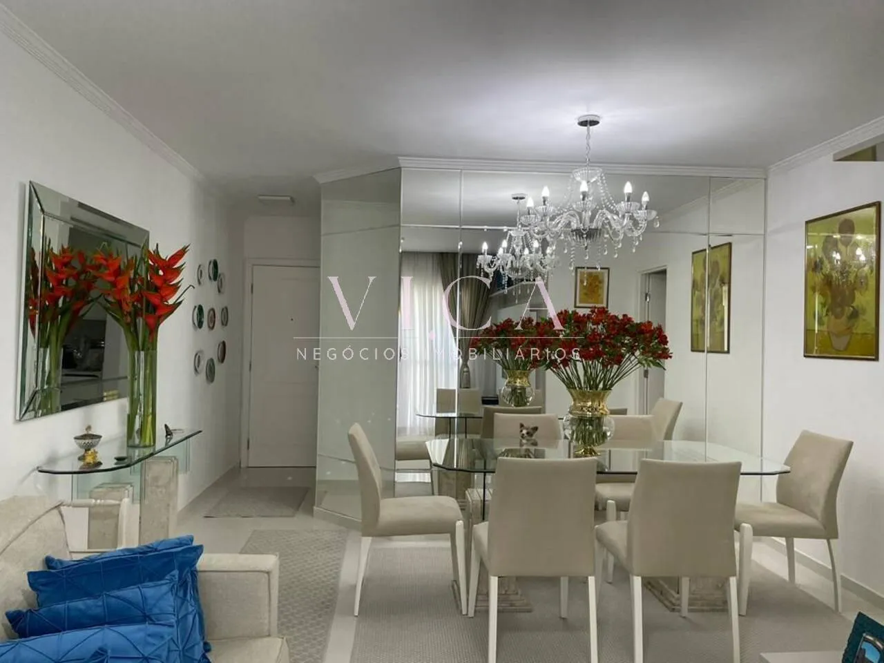 Imagem Apartamento com 2 quartos para aluguel, 101m² por R$ 6.300,00 - Alphaville