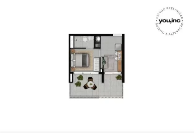 Imagem PARK MARIANA LIFE BY YOU,INC - Apto de 25m² (NR), localizado a apenas 400m do metrô Vila Mariana!
