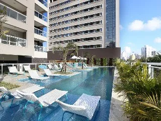 Imagem Apartamento à venda no Centro de São Bernardo do Campo-SP: 1 quarto, 1 suíte, 1 banheiro, 1 vaga de garagem - 42m². Condomínio Mondial Home.