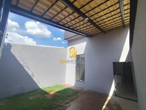 Casa Nova Setor Estrela DalvaLote: 5,5m x 21,0m= 115,50m2Construída: 95 m2 Aprox.2 quartos sendo um...