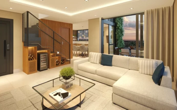 Imagem Duplex à venda em Campo Grande, Jardim dos Estados, com 2 quartos, 111,3m2