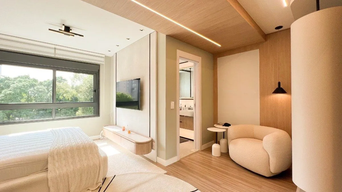 Imagem Apartamento Mobiliado com Suíte e Closet no Jardim Lindóia