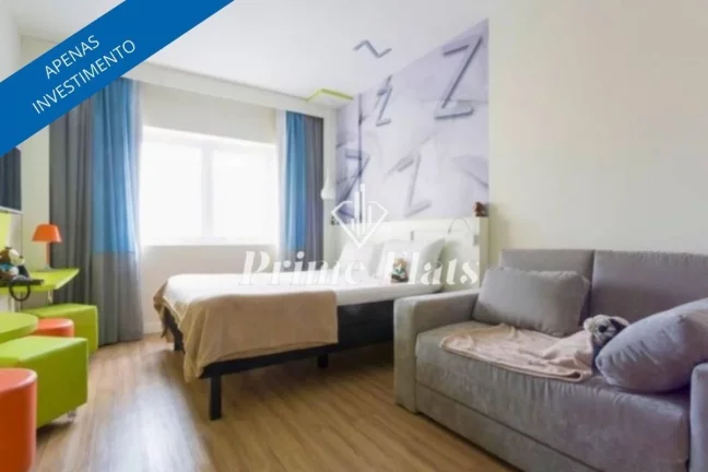 Imagem Flat disponível para venda no Ibis Styles São Paulo Barra Funda, com 19m², 1 dormitório e 1 vaga
