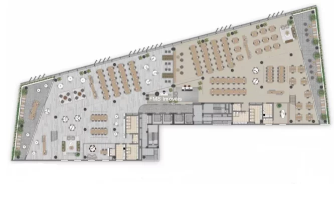 Imagem Conjunto comercial com 3625m² para locação em Pinheiros.