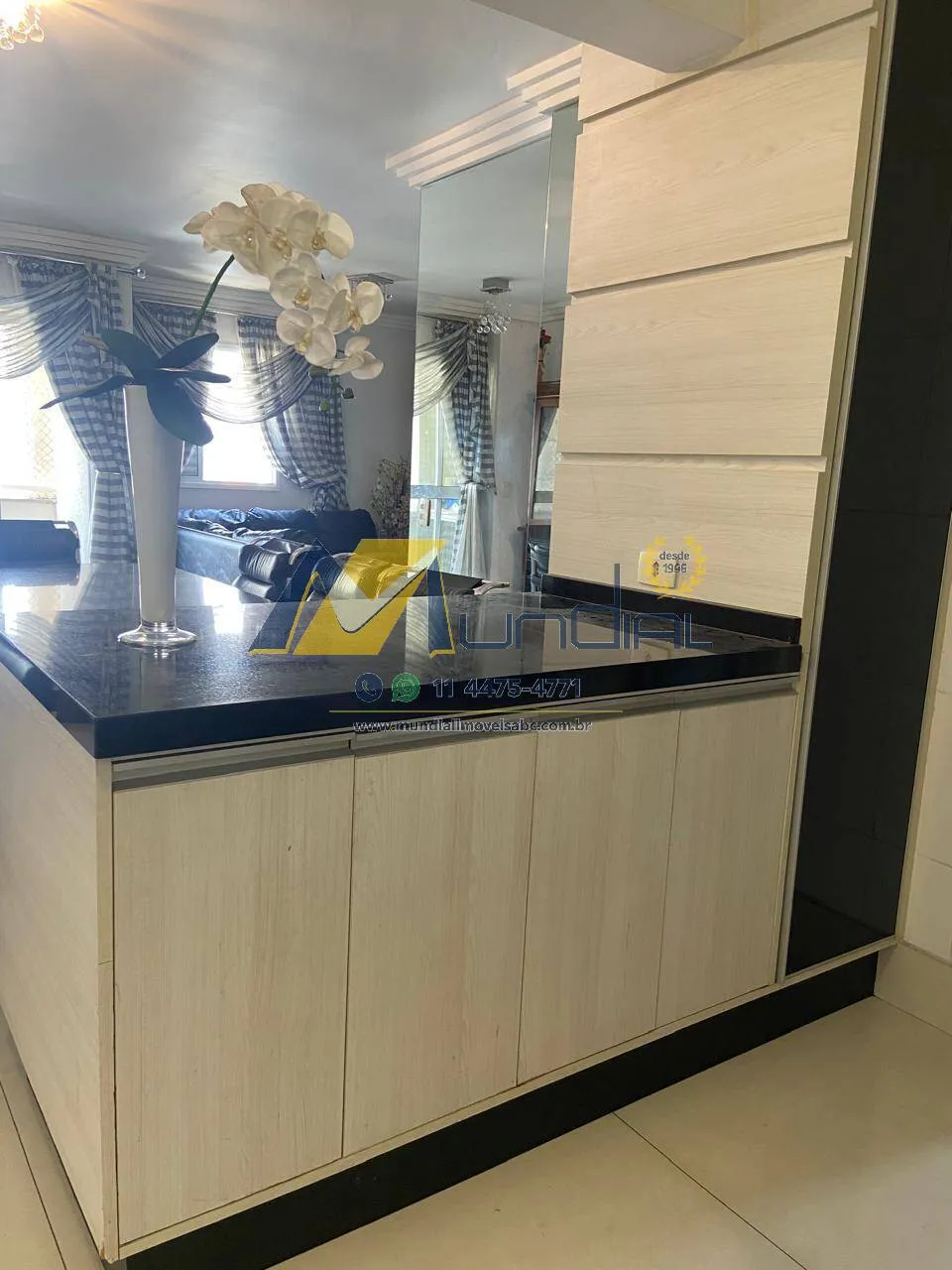 Imagem Apartamento mobiliado 87m² com suíte, terraço gourmet e lazer completo