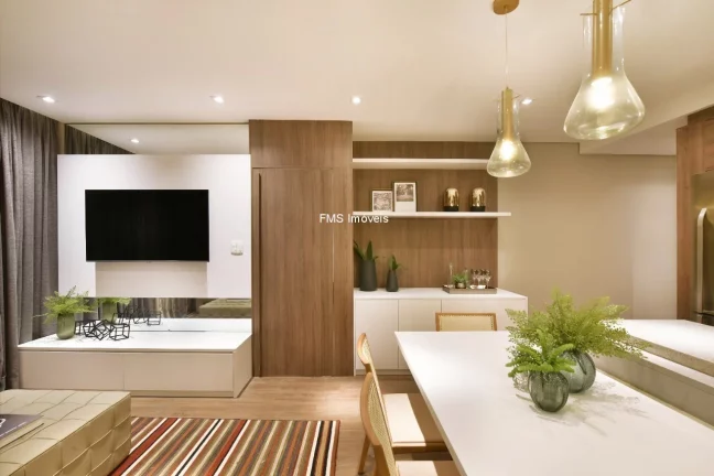 Imagem Apartamento para locação na Vila Nova Conceição, SP: 1 quarto, 1 suíte, 2 banheiros, 2 vagas de garagem, 74m². Venha conferir!