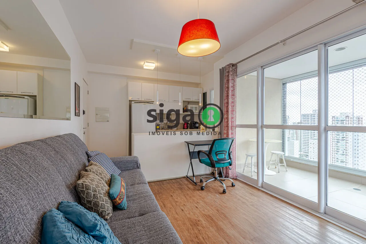 Foto do imóvel Studio de 45m² com Suíte | Mobiliado e Pronto para Morar | 300m do Metrô Ana Rosa!
