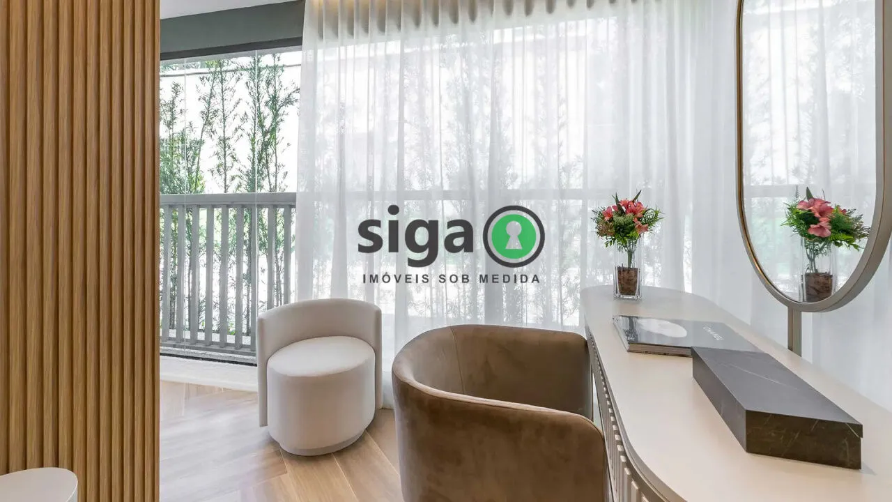 Imagem Apartamento à venda no Brooklin ? 100m², 3 dormitórios, 2 vagas com quadra de Tênis!