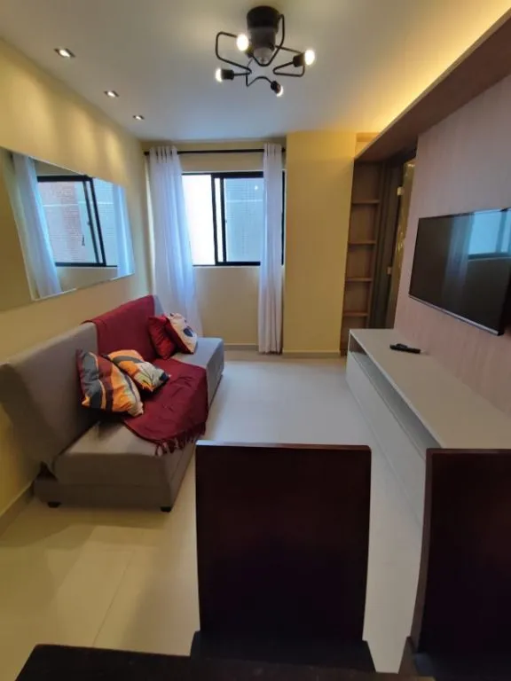 Imagem Apartamento com 1 dormitório, 30 m² - venda por R$ 389.989,00 ou aluguel por R$ 2.849,00/mês - Intermares - Cabedelo/PB