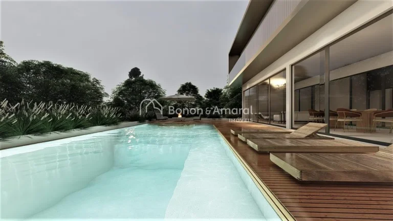 Imagem São 700 m² de construção, com arquitetura moderna,, localizada em um dos condomínios mais desej...