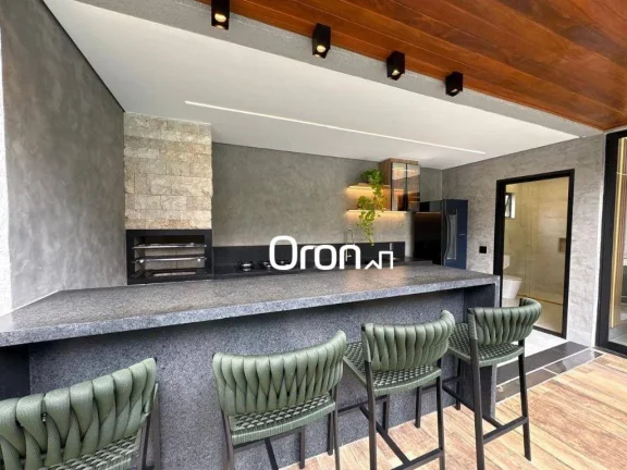 Imagem Sobrado mobiliado com 3 dormitórios à venda, 286 m² por R$ 3.990.000 - Jardins Madri - Goiânia/GO