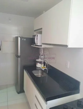 Imagem Ap 1 quartos e sala, sol da manhã, vista pro mar, montado e mobiliado, 1 va
